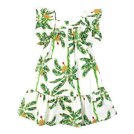 VESTIDO ESTAMPA BANANEIRAS