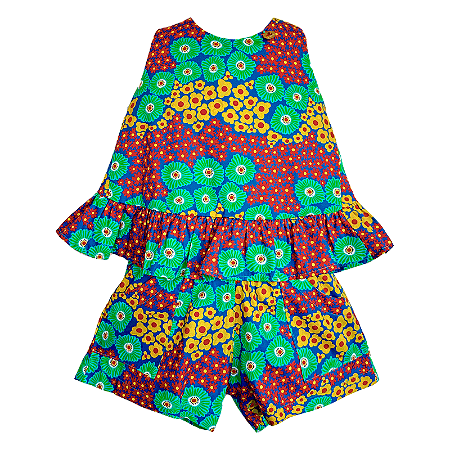 CONJUNTO ESTAMPA CANTEIRO DE BEIJINHOS
