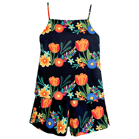 CONJUNTO ESTAMPA CANTEIRO