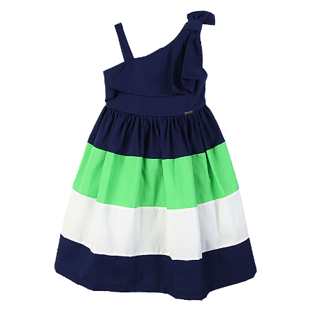 VESTIDO UM OMBRO SÓ COM LAÇO
