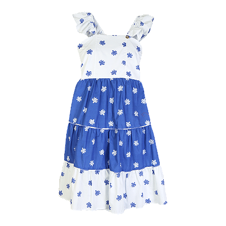 VESTIDO ESTAMPA TARTARUGA