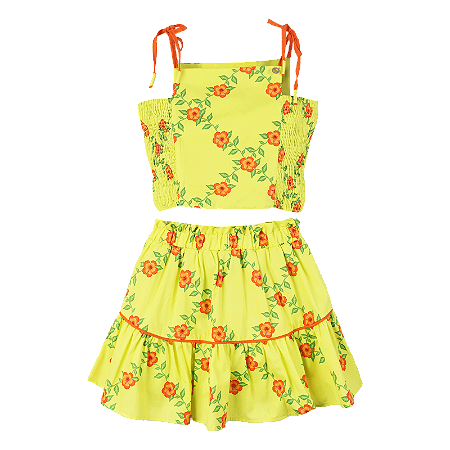 CONJUNTO ESTAMPA CORDÃO DE HIBISCO