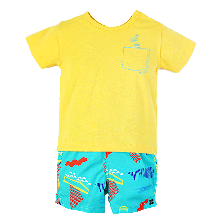 CONJUNTO ESTAMPA BEIRA MAR