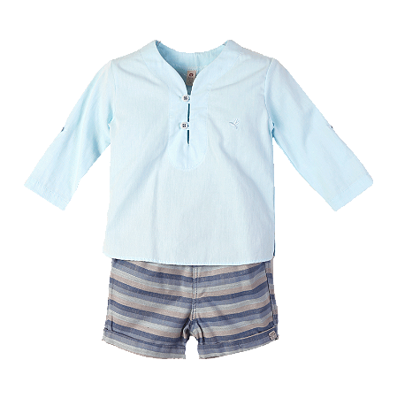CONJUNTO CHAMBRAY AZUL CLARO