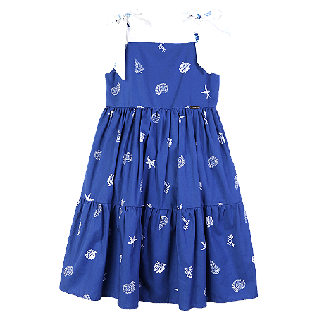 VESTIDO ESTAMPA ACHADINHOS DA ILHA