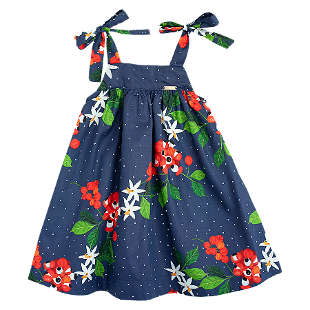 VESTIDO ESTAMPA FLOR DE GUARANÁ