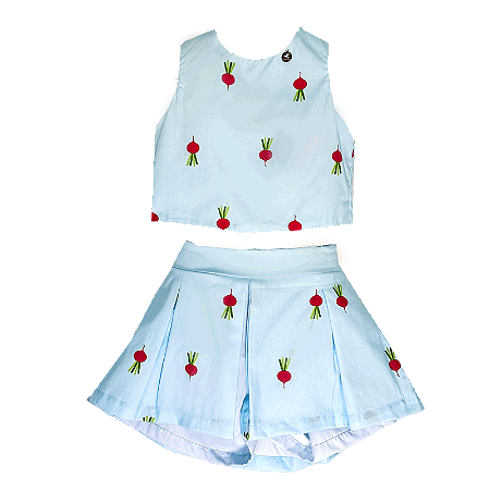 CONJUNTO ESTAMPA RABANETE AZUL BEBÊ