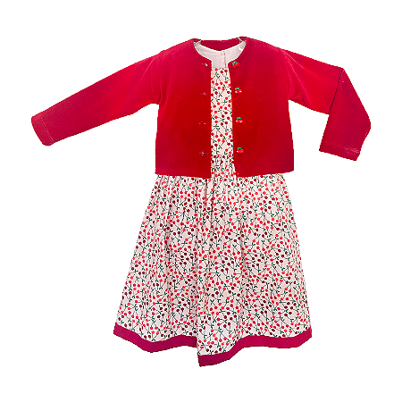 CONJUNTO ESTAMPA CEREJINHA ROSA