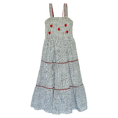 VESTIDO LISTRADO PRETO E BRANCO