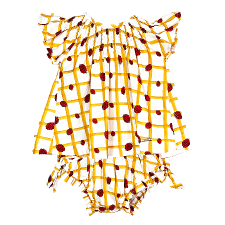 CONJUNTO QUADRICULADO FRAMBOESA