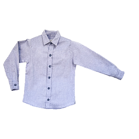 CAMISA SOCIAL CHAMBRAY AZUL CLARO