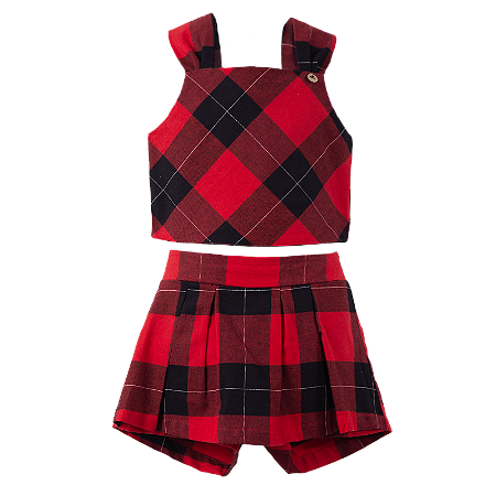 CONJUNTO XADREZ VERMELHO E PRETO