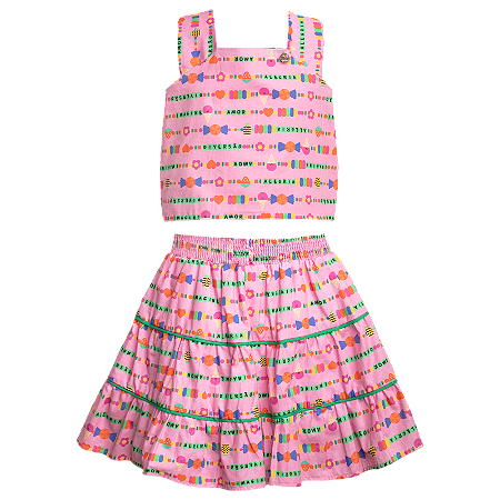 CONJUNTO ESTAMPA PULSEIRINHAS DIVERTIDAS