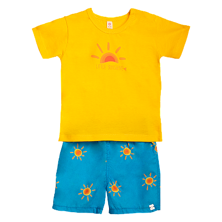 CONJUNTO ESTAMPA SOL AZUL