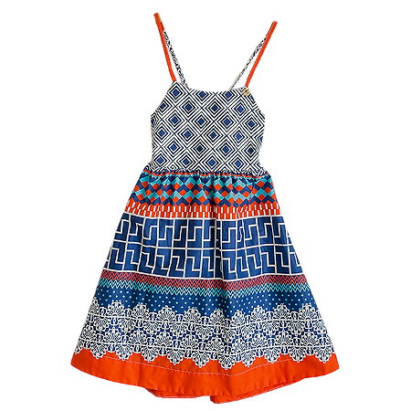 VESTIDO ESTAMPA MACRAME