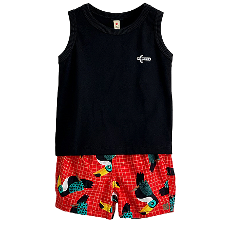 CONJUNTO ESTAMPA TUCANO