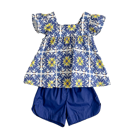 CONJUNTO ESTAMPA VARANDA TROPICAL