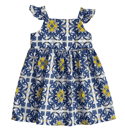 VESTIDO ESTAMPA VARANDA TROPICAL