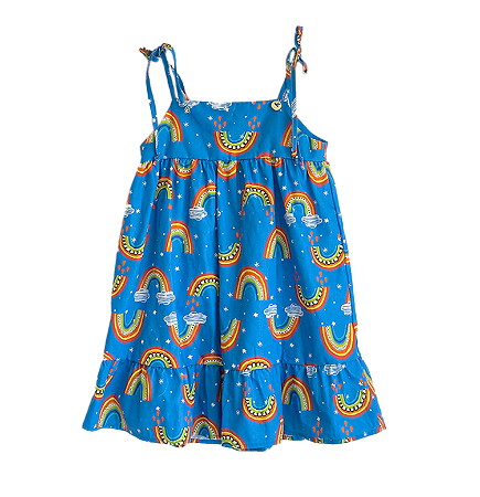 VESTIDO ESTAMPA ARCO IRIS