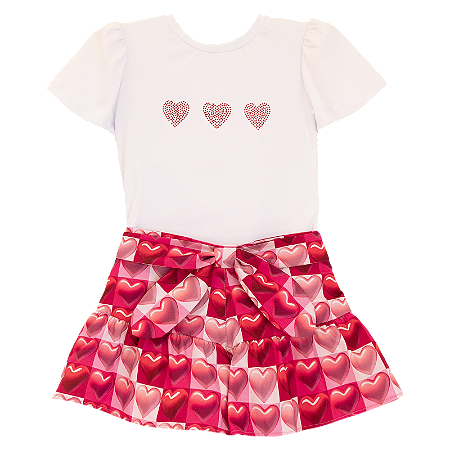 CONJUNTO ESTAMPA BALA DE CORAÇÃO