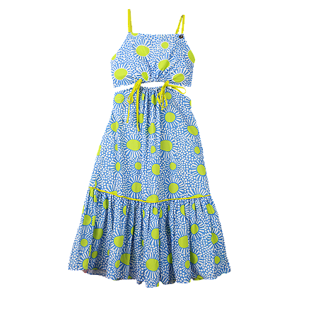 VESTIDO ESTAMPA FLOR DE OURIÇO