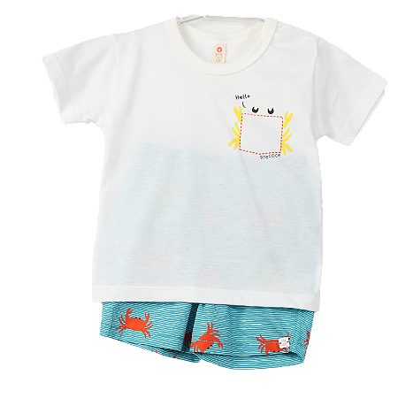 CONJUNTO ESTAMPA CARANGUEJO