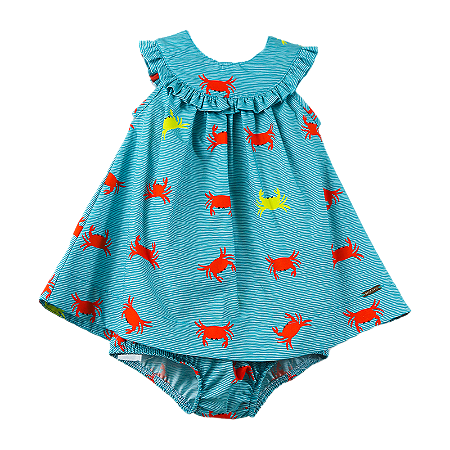 VESTIDO ESTAMPA CARANGUEJO
