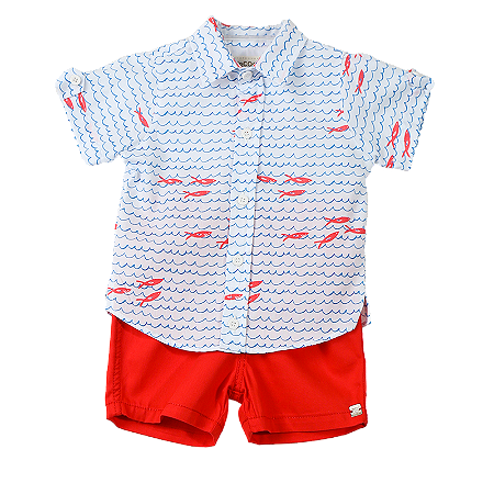 CONJUNTO ESTAMPA PEIXINHOS