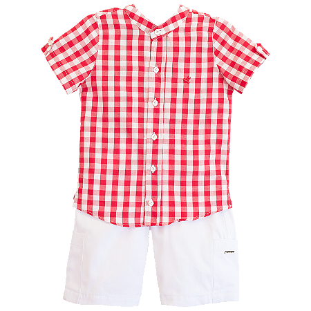 CONJUNTO XADREZ VERMELHO E BRANCO