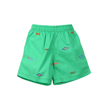 SHORT TACTEL ESTAMPA PEIXINHOS FELIZES