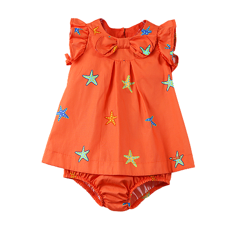 VESTIDO ESTAMPA ESTRELA DO MAR
