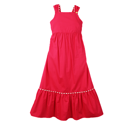 VESTIDO GALLES CEREJA