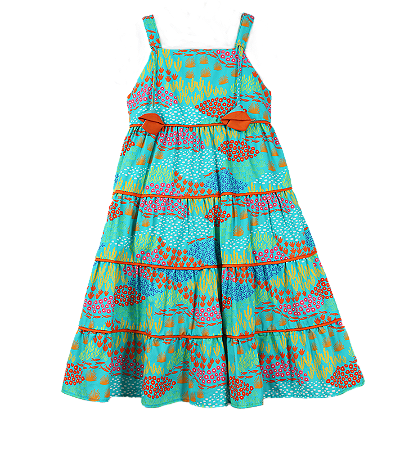 VESTIDO ESTAMPA CANTEIRO DO MAR