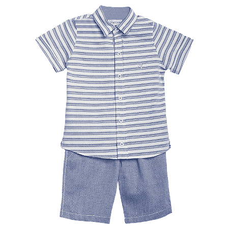 CONJUNTO JAIPUR LISTRAS AZUL