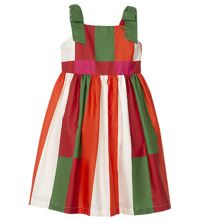 VESTIDO ESTAMPA SINFONIA DAS LISTRAS