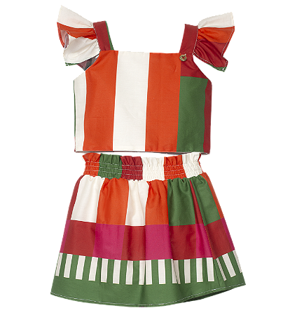 CONJUNTO ESTAMPA SINFONIA DAS LISTRAS