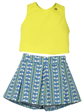 CONJUNTO ESTAMPA FLOR DE ALGODÃO