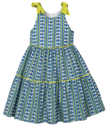 VESTIDO ESTAMPA FLOR DE ALGODÃO