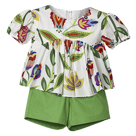 CONJUNTO ESTAMPA FLORILÂNDIA