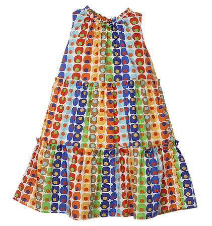 VESTIDO ESTAMPA AMOSTRA DE TECIDOS