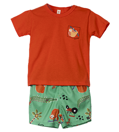 CONJUNTO ESTAMPA MEMORIAS FUNDO VERDE