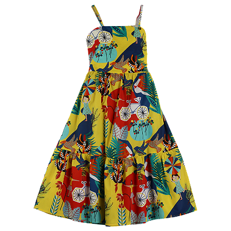 VESTIDO ESTAMPA LIVRE PARA SER CRIANÇA