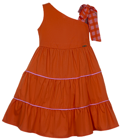 VESTIDO GALLES LARANJA