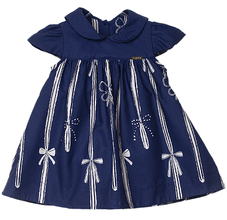 VESTIDO BARRADO A MAGIA DAS FITAS