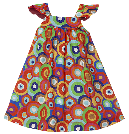 VESTIDO ESTAMPA ROLOS DE TECIDOS