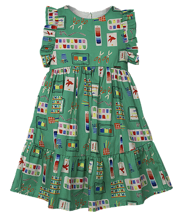 VESTIDO ESTAMPA PAINEL DE INSPIRAÇÃO