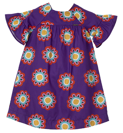 VESTIDO ESTAMPA FLORES QUE CANTAM