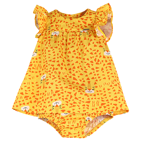 VESTIDO ESTAMPA DONA ONÇA