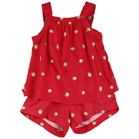 CONJUNTO ESTAMPA COQUINHO AQUARELADO