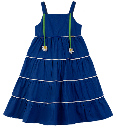 VESTIDO GALLES AZUL ROYAL